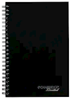 NOTEBOOK, 1 SUBJECT, CAMBRIDGE, 5" X 8", WIDE RULED, 80 SHEETS, BLACK THUMBNAIL
